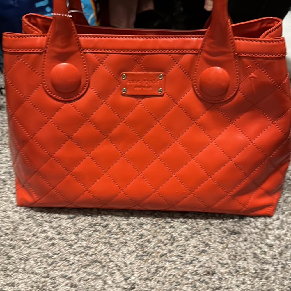 KATE SPADE RARE Patent Leather Tutti Frutti Maryanne bag tote SHINE in o…